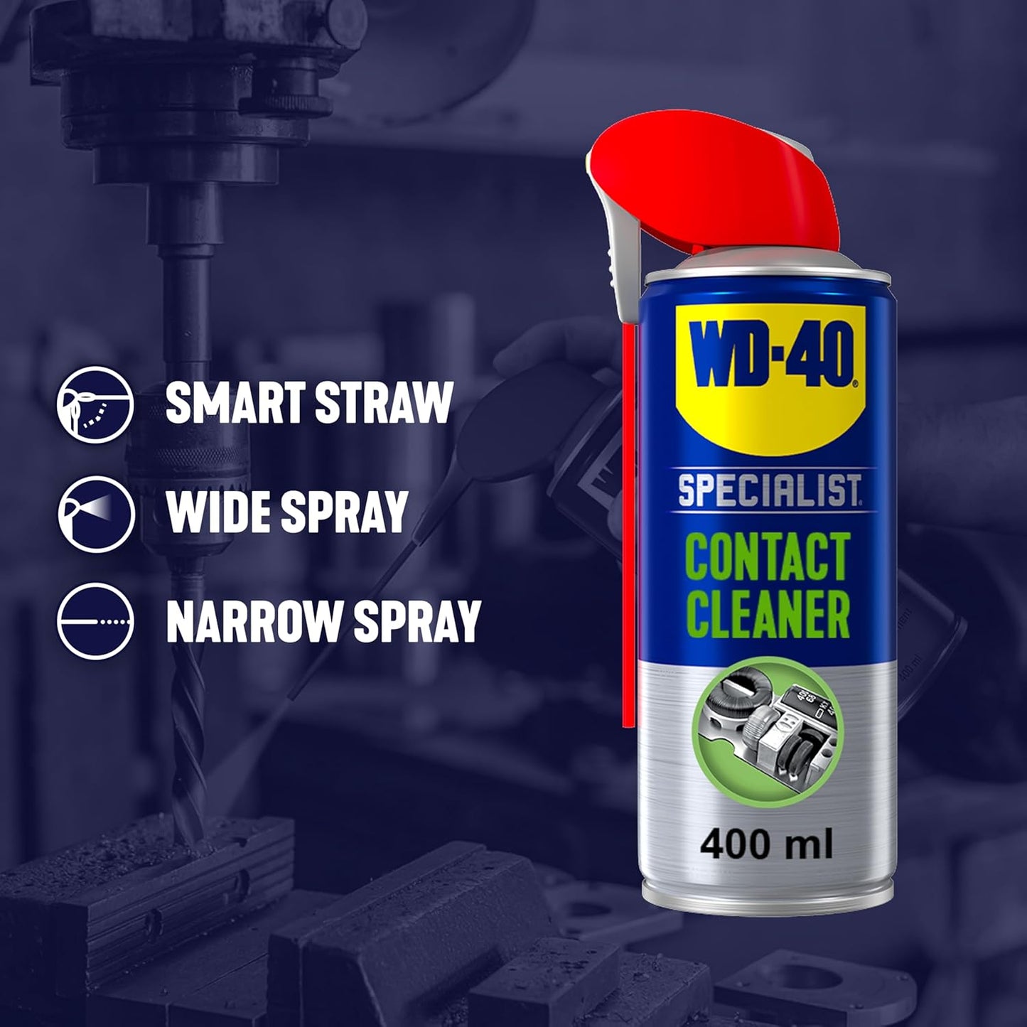 WD-40 Specialist Contact Cleaner 400ml, Pack of 12