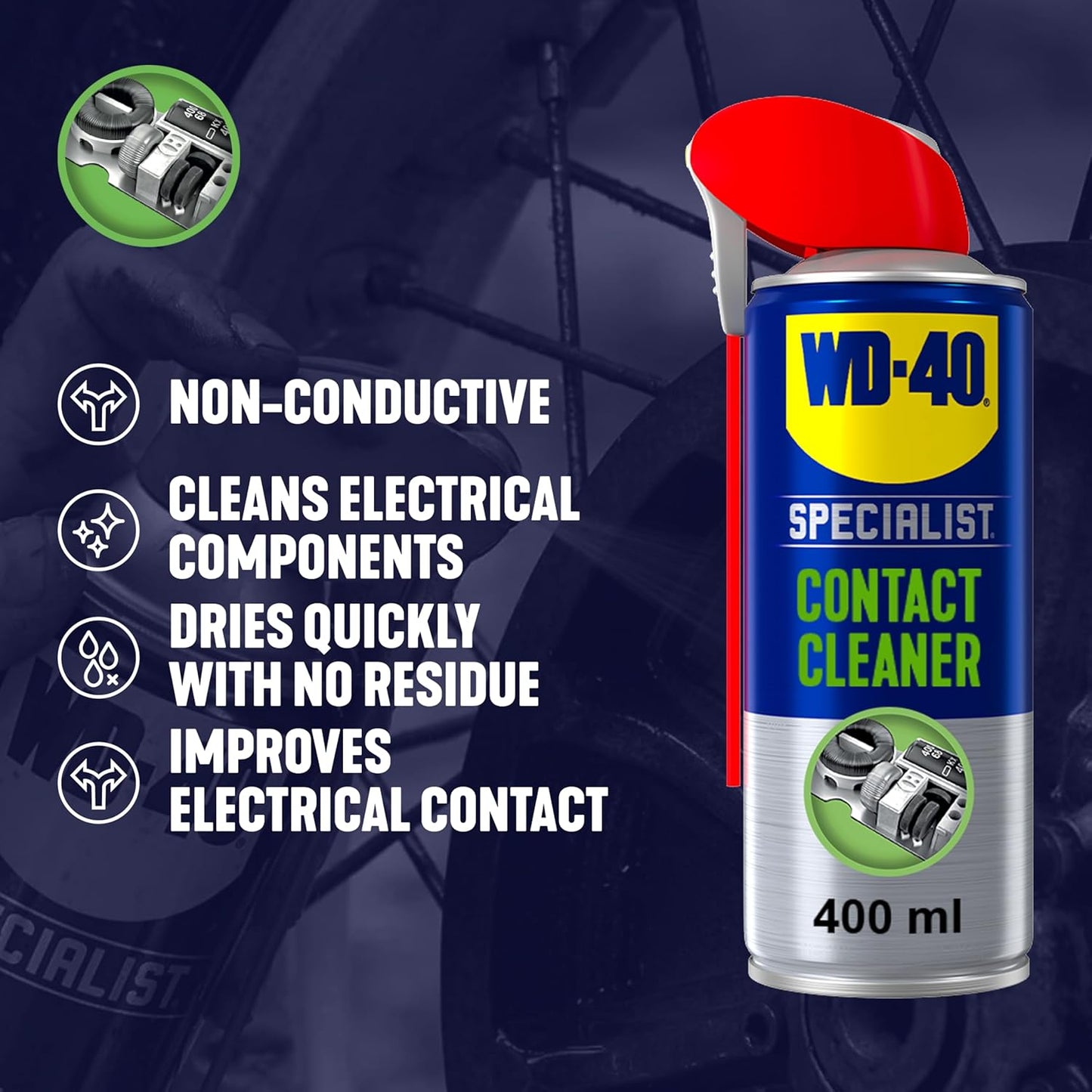 WD-40 Specialist Contact Cleaner 400ml, Pack of 12