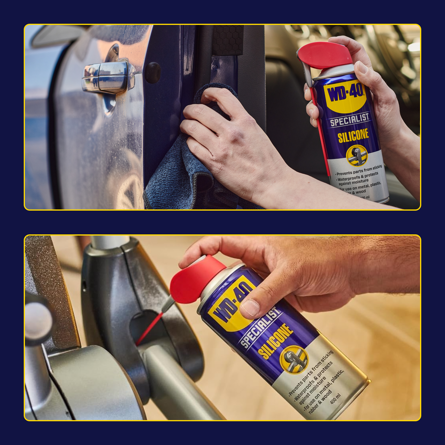 WD-40 Specialist Silicone 400ml, Twin Pack