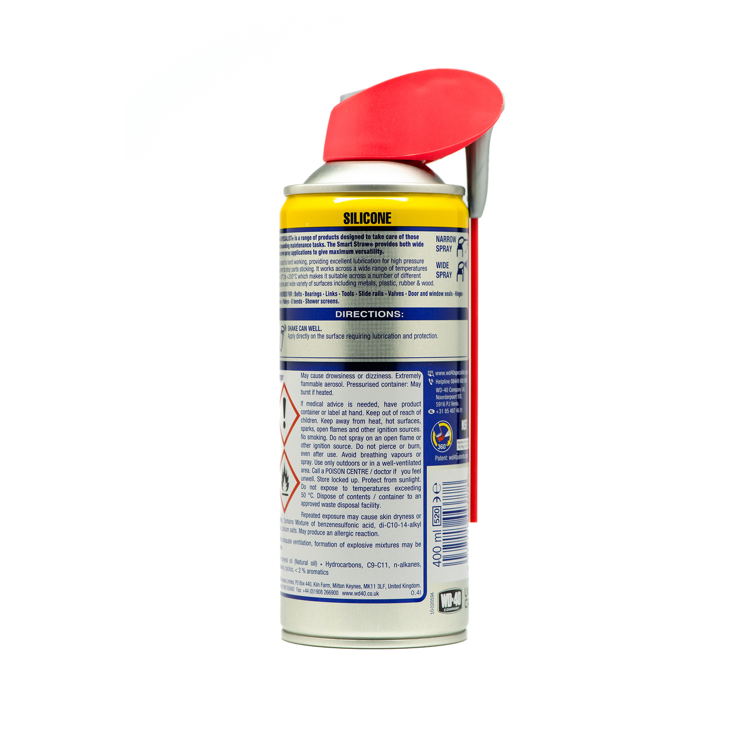 WD-40 Specialist Silicone 400ml, Twin Pack