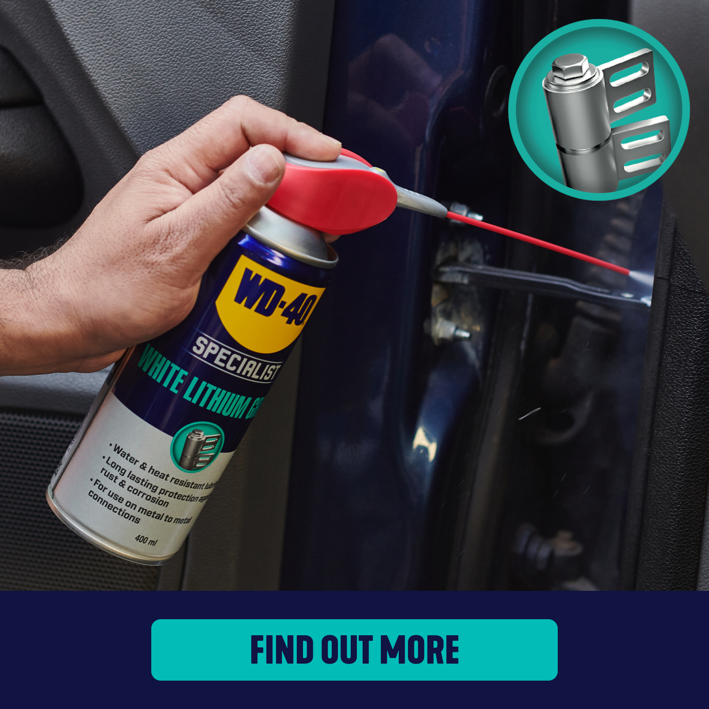 WD-40 Specialist White Lithium Grease 400ml