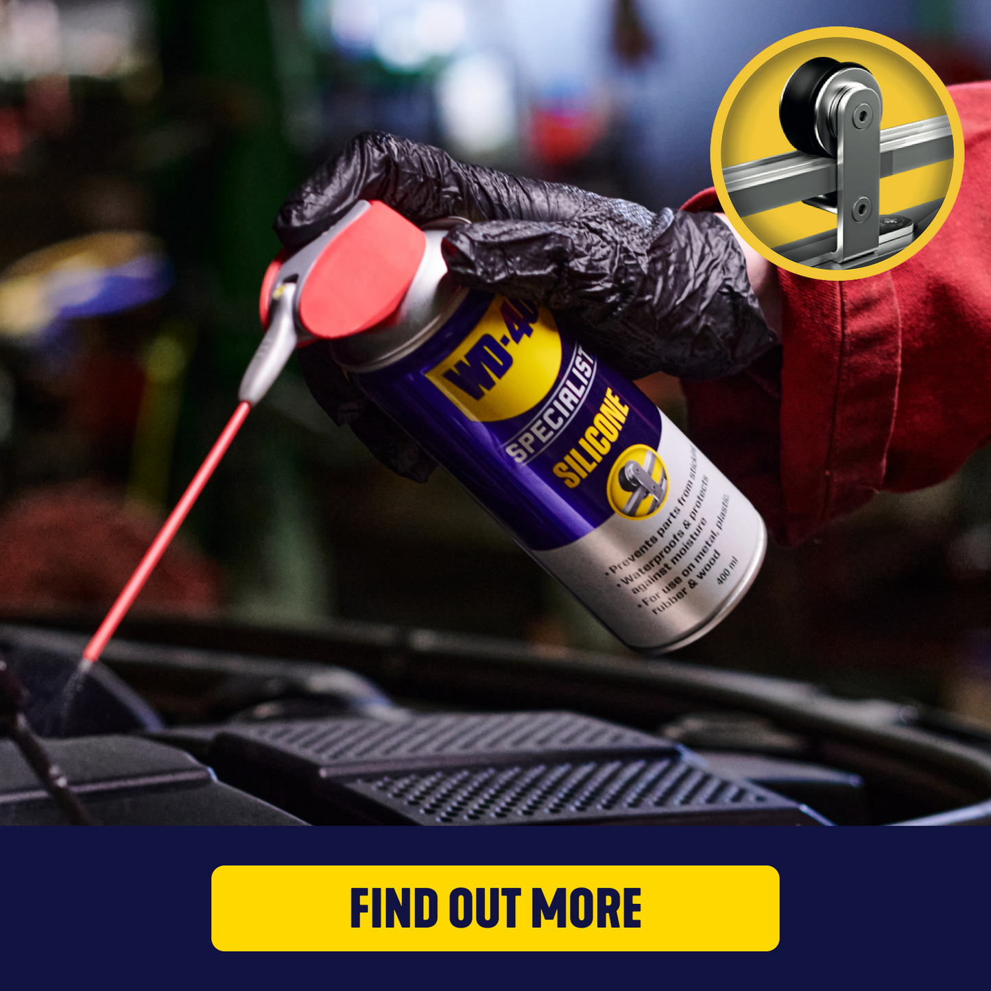 WD-40 Specialist Silicone 400ml, Twin Pack