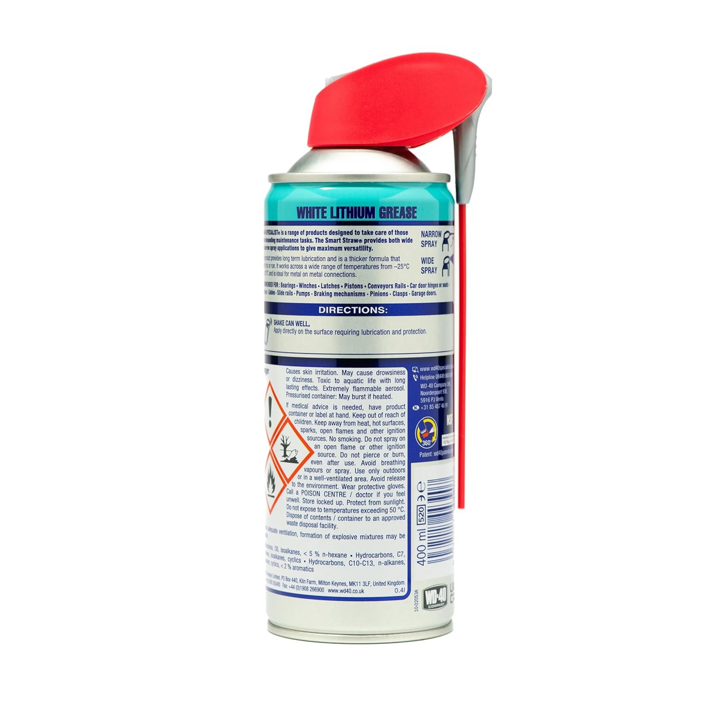 WD-40 Specialist White Lithium Grease 400ml