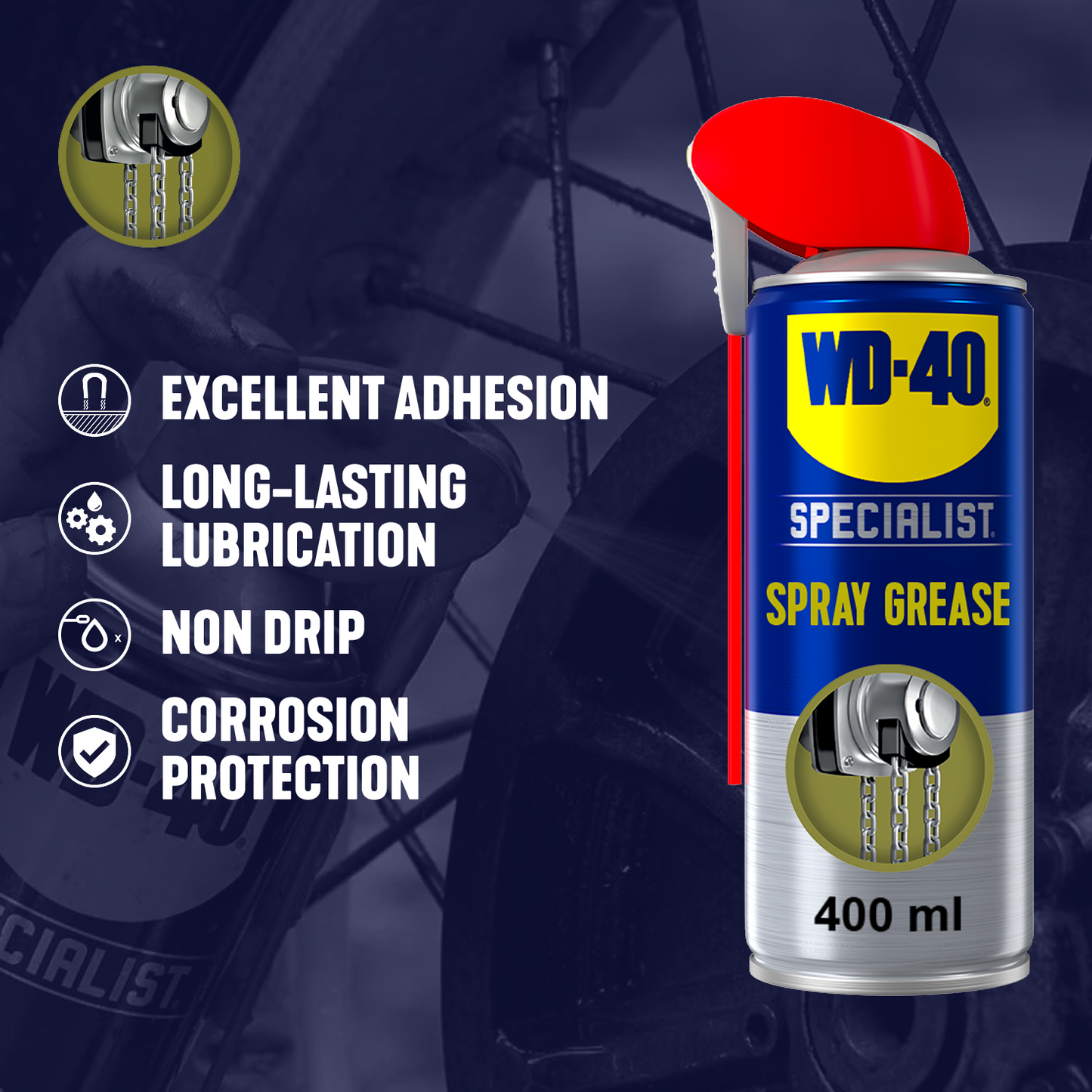 WD-40 Specialist Spray Grease 400ml
