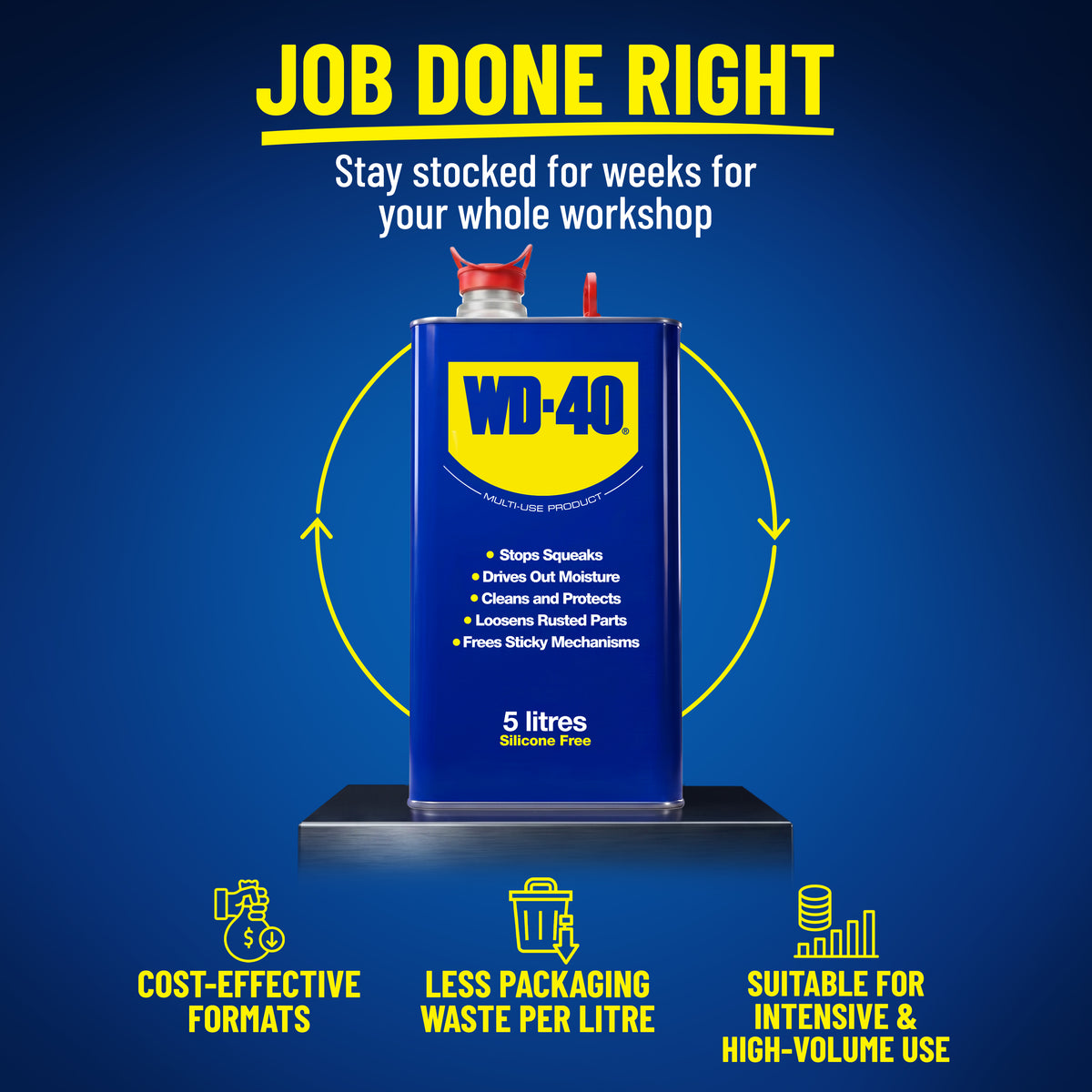 WD-40 Multi-Use Lubricant 5 Litre
