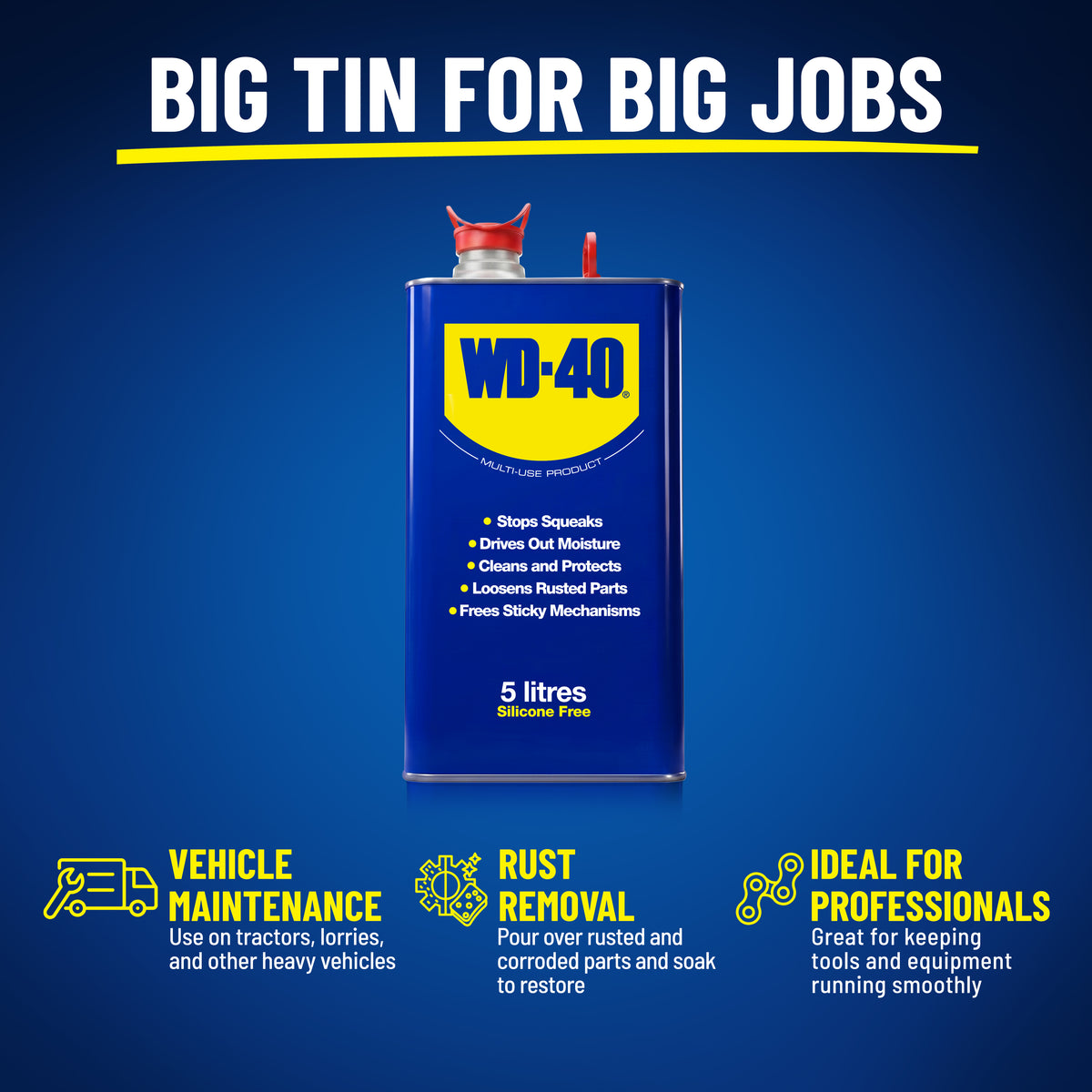 WD-40 Multi-Use Lubricant 5 Litre